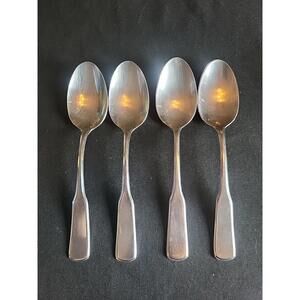 Imperial Stainless Set Of 4 Fiddle Handle Tablespoons